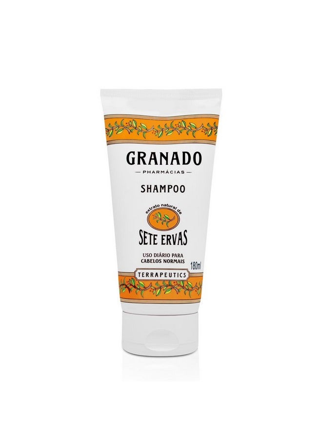 Granado - Linha Terrapeutics Granado Shampoo Sete Ervas 180 Ml (Granado Terrapeutics Collection Herbal Mix Shampoo 6.1 Fl Oz) - Image 1