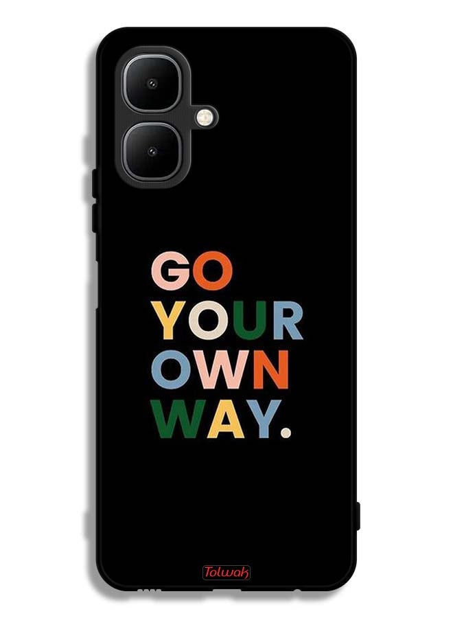 Tolwak Tecno Pop 10 Protective Case Cover Go Your Own Way