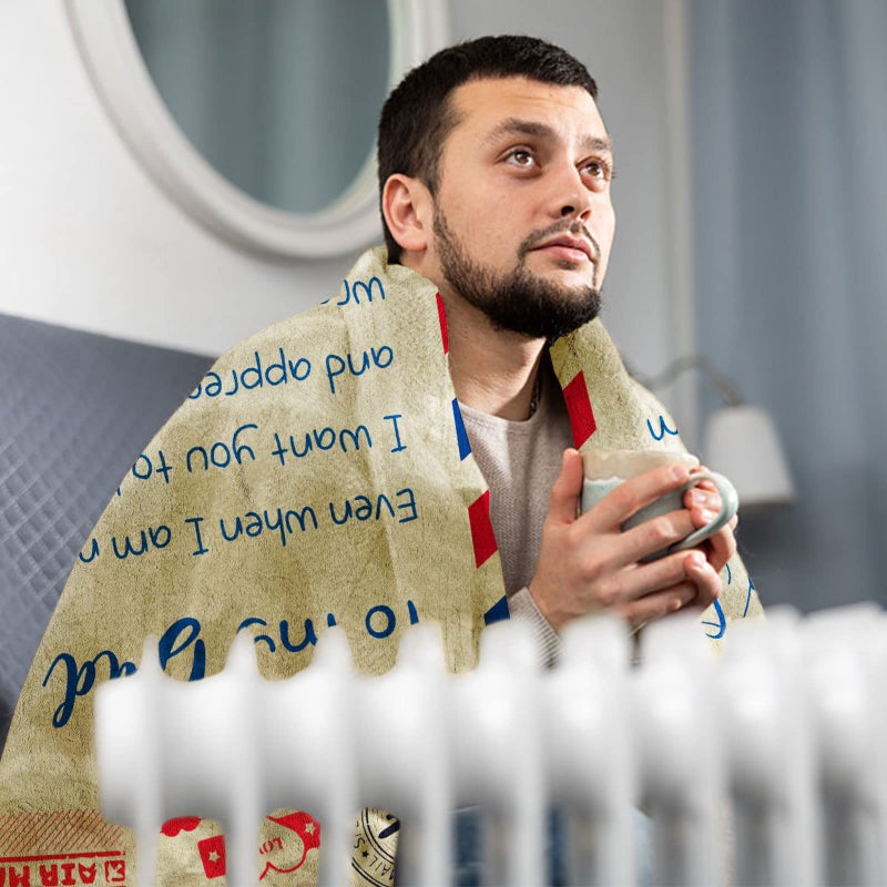 DFAQEHK DAD هدايا من هدايا عيد ميلاد الابنة لأبي من ابنة الآباء هدايا عيد ميلاد الأفكار رمي بطانية 60'x50 ' - Image 3