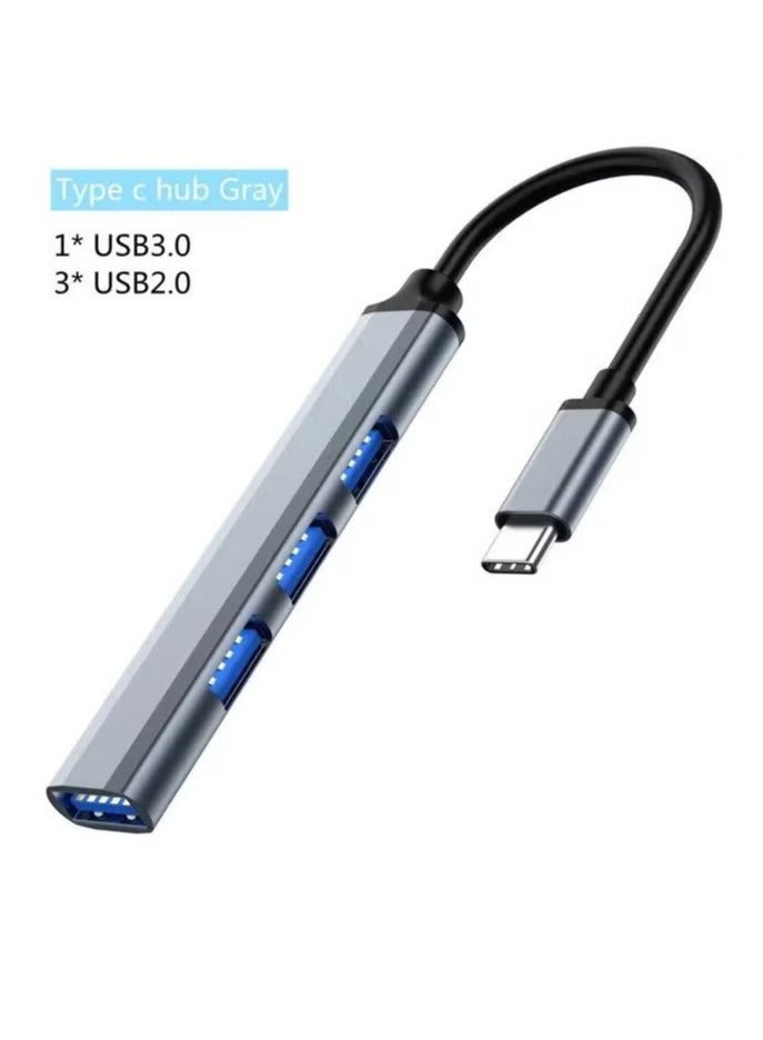 كوكونات USB C محول المحور متعدد المنافذ 4 في 1 محطة الإرساء متوافق مع أجهزة الكمبيوتر المحمولة MacBook وويندوز - Image 1