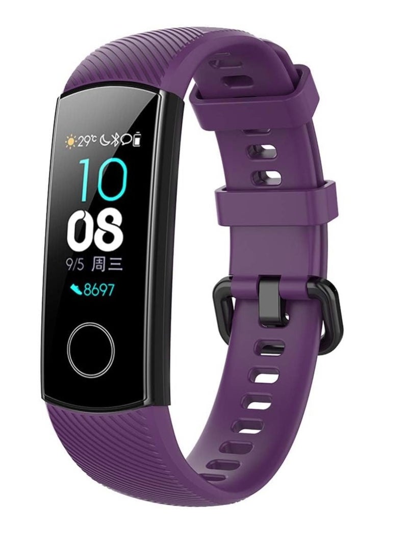 Compatible for Honor Band 3 Strap, Soft Silicone Sport Wristband Adjustable Accessory Bracelet Replacement Band for Honor Band