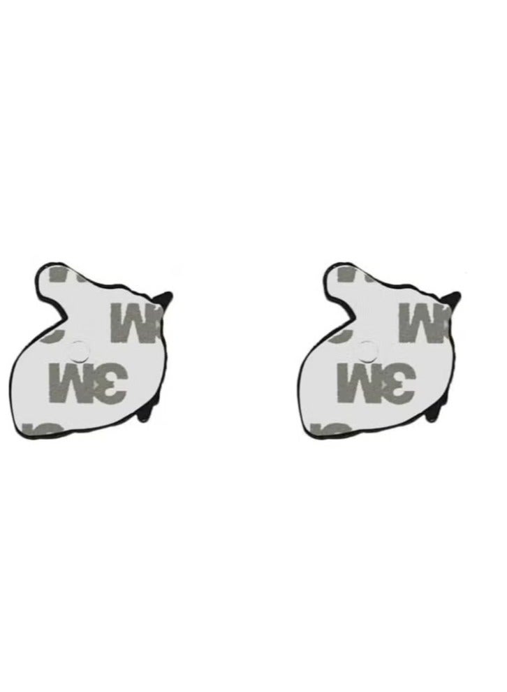 UAE Dubai Falcon Bird Metal Badge Sticker 5 Pcs 2 cm  - Image 2