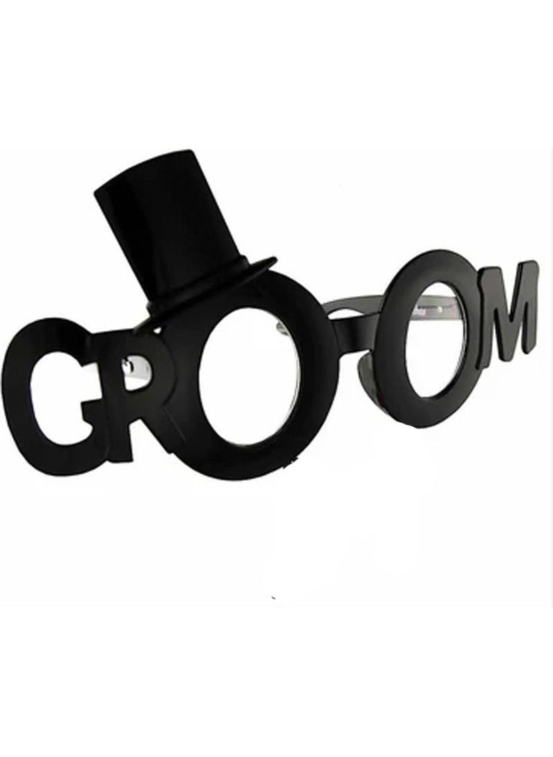 Groom Written Groom Bachelorette Bride Concept Party Glasses Black Color 1 Piece - pzsku/ZF9ED2B755EFF0C93C9B7Z/45/_/1740579480/3b734111-565c-403e-8c89-301ae421a0c3