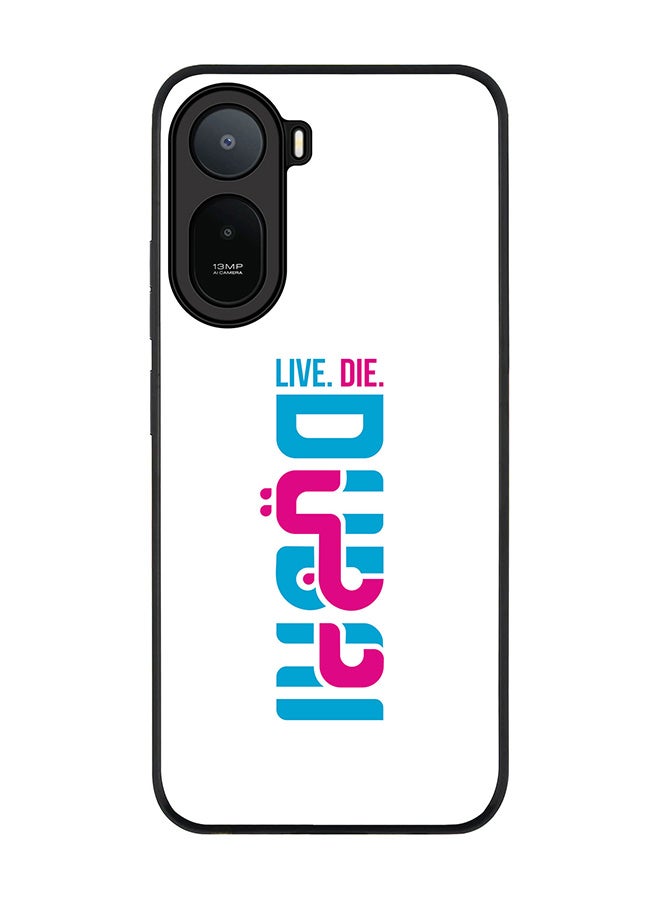Stylizedd Rugged Case for Xiaomi Redmi A7 Pro 4G / Poco C81 / Poco C81 Pro / Poco C85x 5G- Slim Fit Hybrid Rubber Cover Live.Die.Dubai.