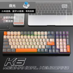 Generic K6 Russian Wireless Mechanical Keyboard Free Wolf K6 Russian ...