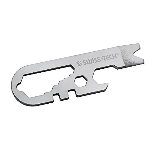 SWISS+TECH ST67129 14-in-1 Micro Wrench Multi-Tool, Stainless Steel Construction, For Keychain, Auto, Camping, Hardware (Single Pack) - Image 5