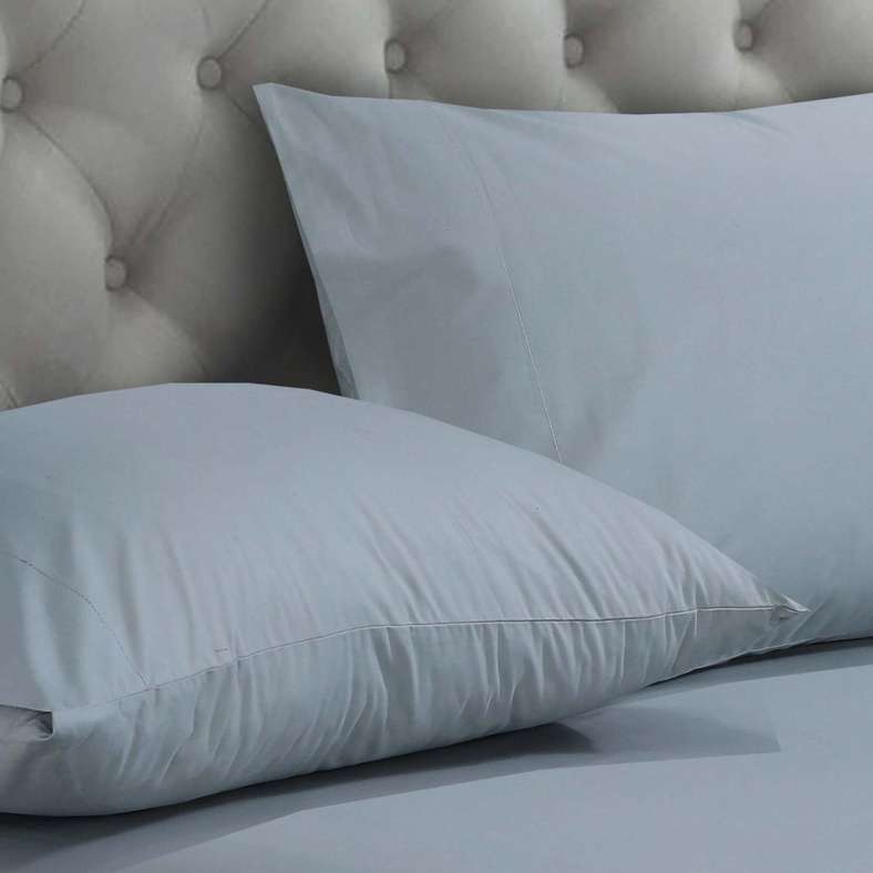 Pan Home Blue Percale Pillowcase Set for Home