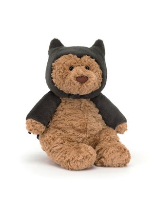 Bartholomew Bear Bat -  - medium - Removable Costume Plush – Soft Stuffed Toy with Cordy Legs, Cute Valentine’s Gift for Kids & Adults, Collectible Jellycat, 22cm - view 5