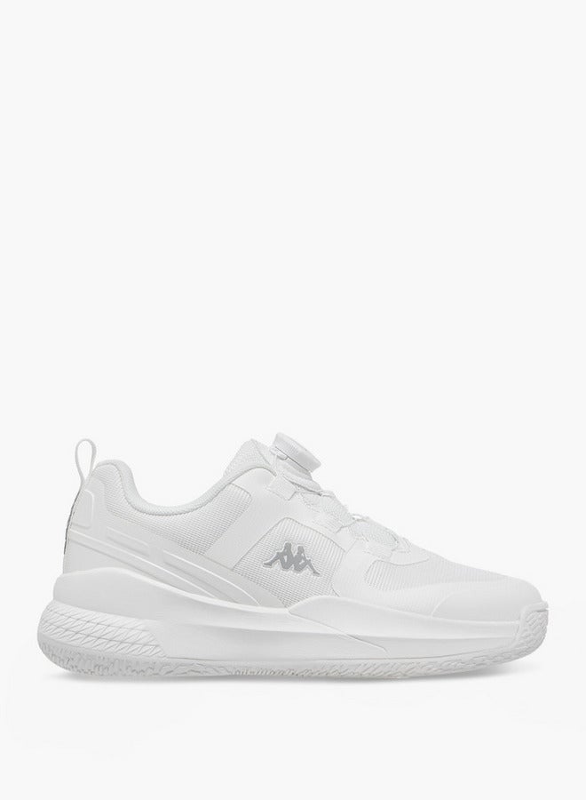 Kappa Girls' Logo Print Sports Shoes with Rotating Buckle Closure  - Image 3