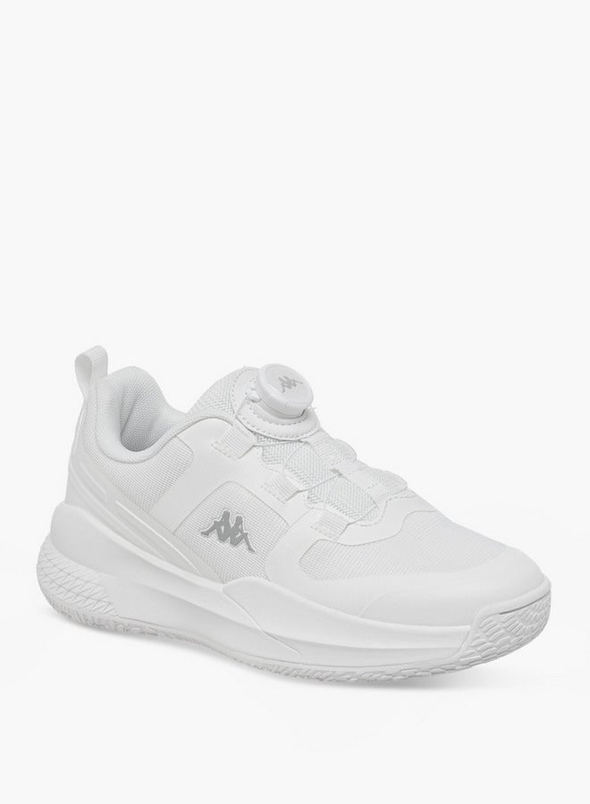 Kappa Girls' Logo Print Sports Shoes with Rotating Buckle Closure  - Image 2