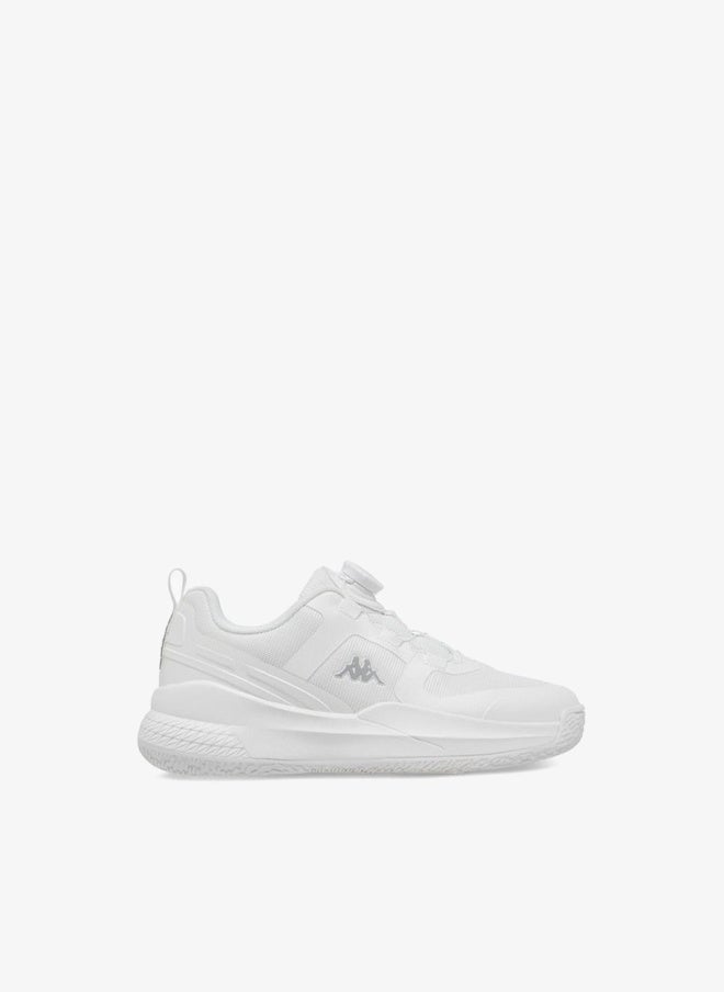 Kappa Girls' Logo Print Sports Shoes with Rotating Buckle Closure - Image 3
