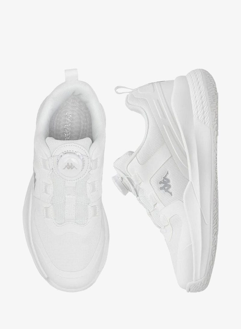 Kappa Girls' Logo Print Sports Shoes with Rotating Buckle Closure - Image 1