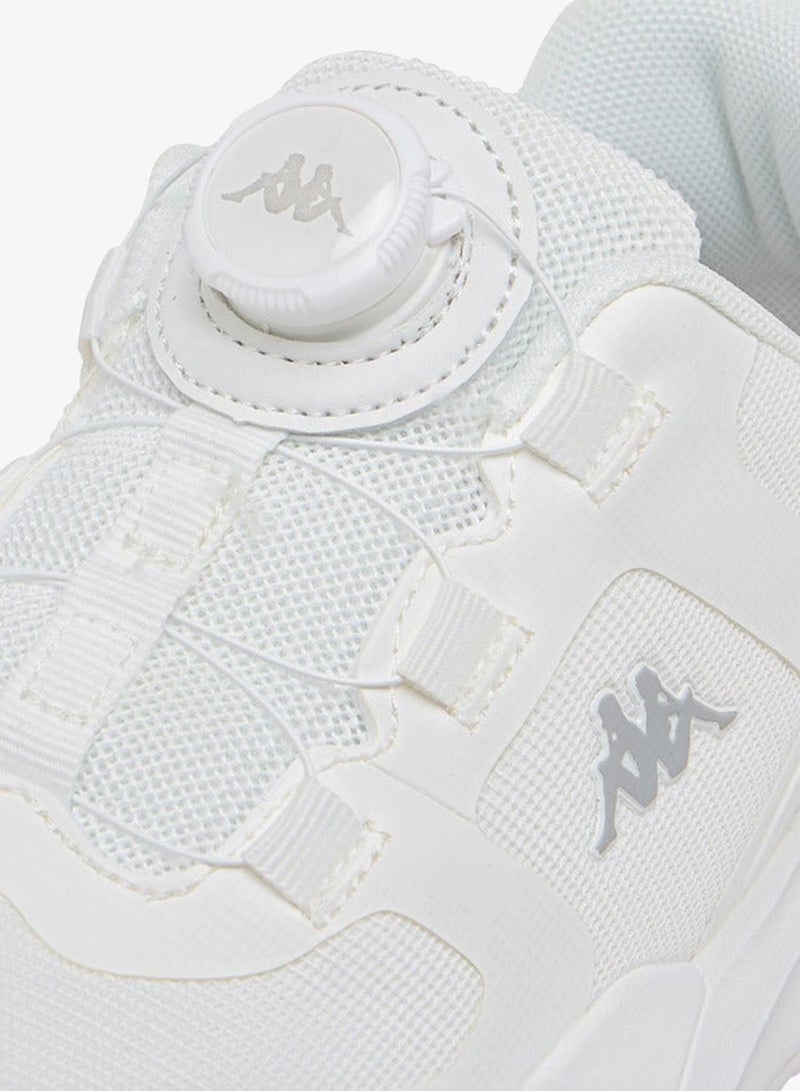 Kappa Girls' Logo Print Sports Shoes with Rotating Buckle Closure - Image 4