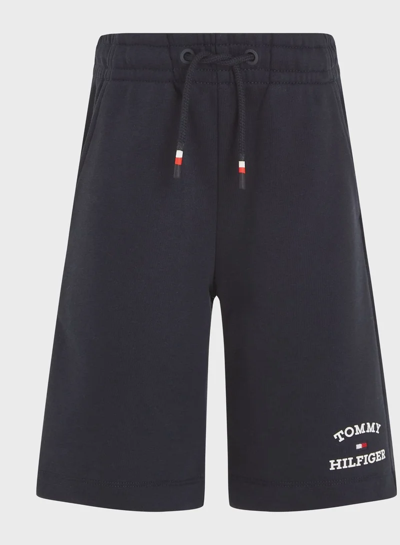 TOMMY HILFIGER Kids Logo Sweat Shorts