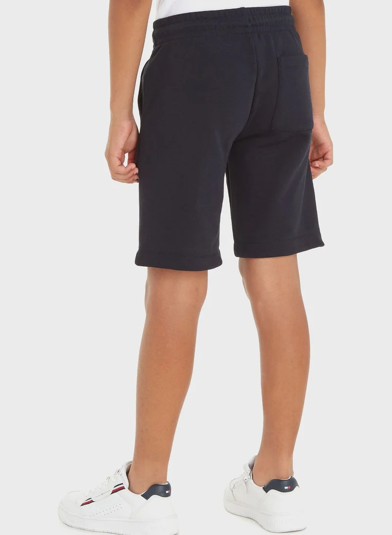 TOMMY HILFIGER Kids Logo Sweat Shorts
