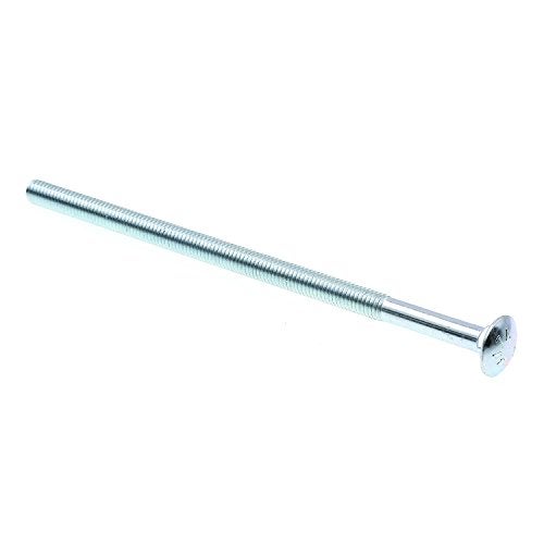 Prime-Line PrimeLine 9064065 Carriage Bolts 38 in16 X 8 in A307 Grade A Zinc Plated Steel 10 Pack - Image 1