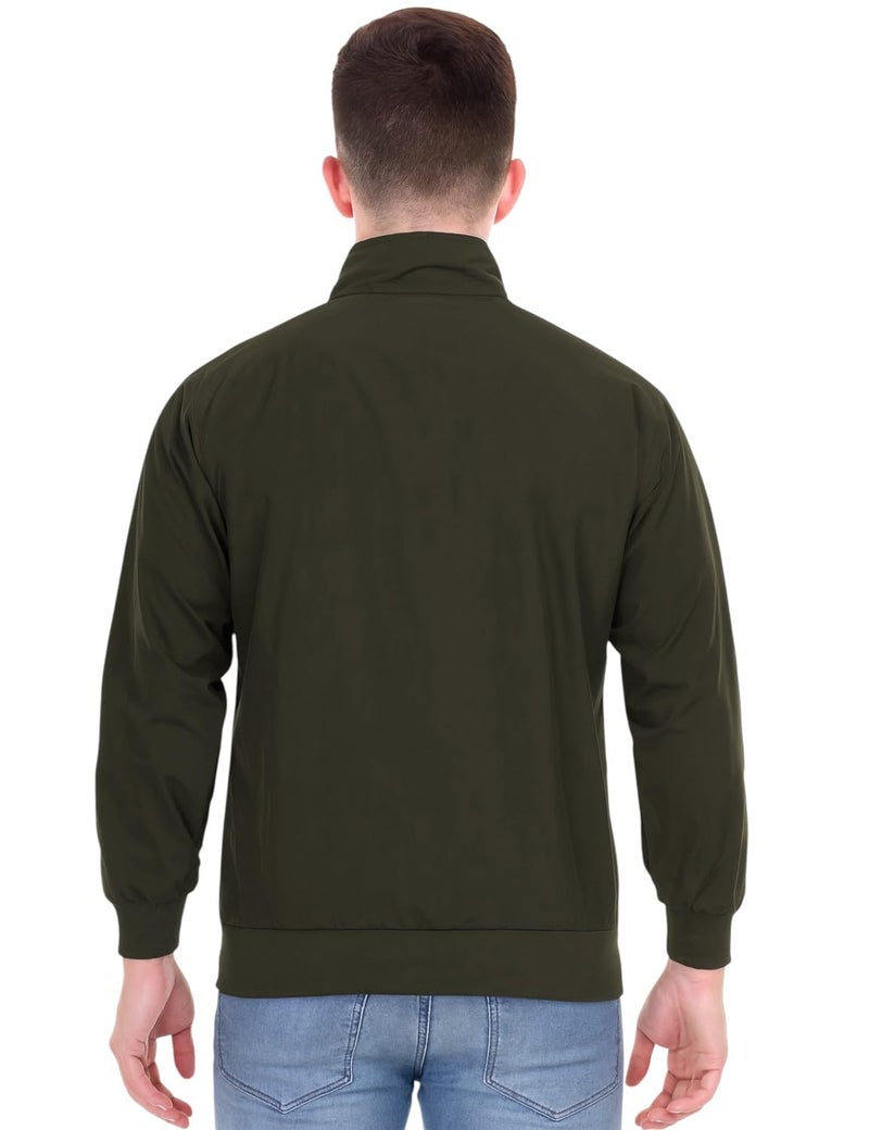 PUMP'D Men's All-purpose Windcheater with Front Zip Closure | Windcheater Jacket for Men | Regular Fit - Image 3