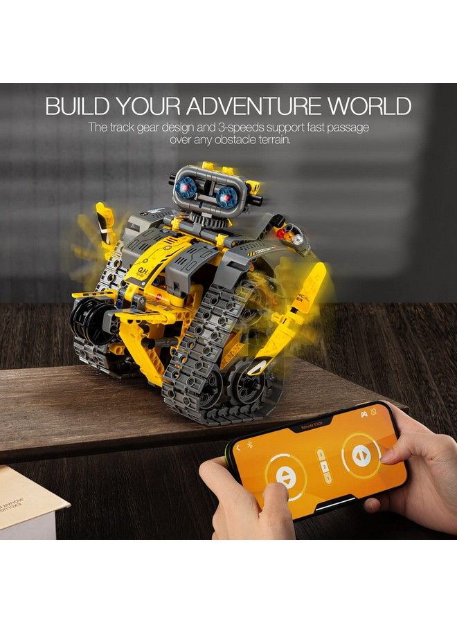 Sillbird Stem Building Toys Remote & App Controlled Creator 3In1 Wall Robot/Explorer Robot/Mech Dinosaur Toys Set Creative Gifts For Boys Girls Kids Aged 6 7 8 12 New 2022 (434 Pieces) - Image 5