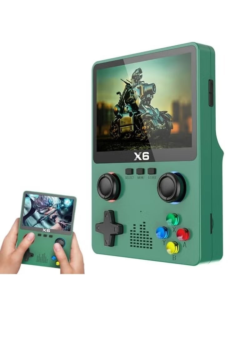 X6 Retro Handheld Game Console with 3.5-Inch LCD Screen, Built-In 10000+ Games - Image 1