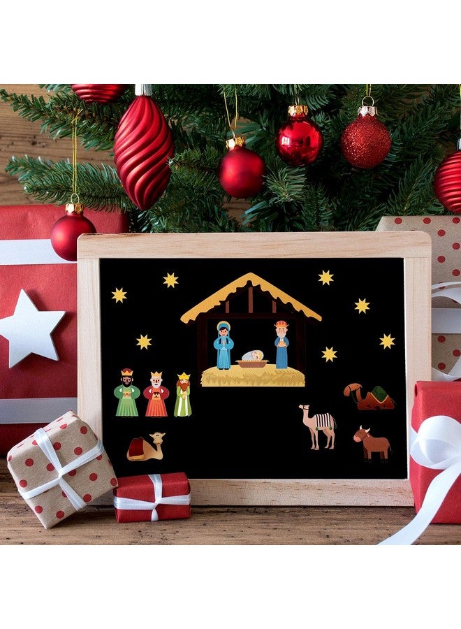 Marspark Nativity Stickers Make A Nativity Scene Sticker Jesus Birth Stickers Religious Sticker Mix Match Decal For Christmas Party Favor Holiday Religious Education Present Supplies (36 Sheets) - Image 4