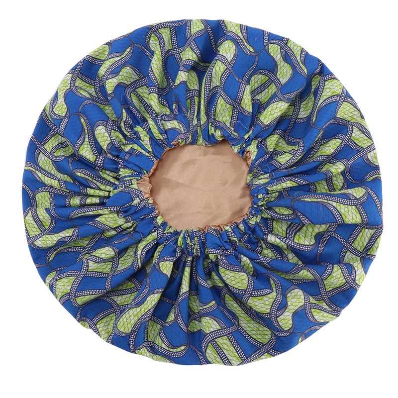 Pleated Turban Hat Women Slouchy Cap Polyester - Image 1
