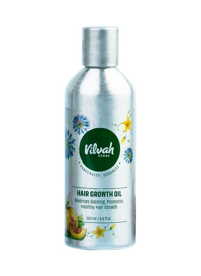 vilvah STORE - Hair Growth Oil ; With Black Seed Oil Extracts ; Reduces Hair Fall And Rejuvenate Hair And Scalp ;100% Natural Oils Vitamin E ; For Men & Women ; 100 Ml - Image 1