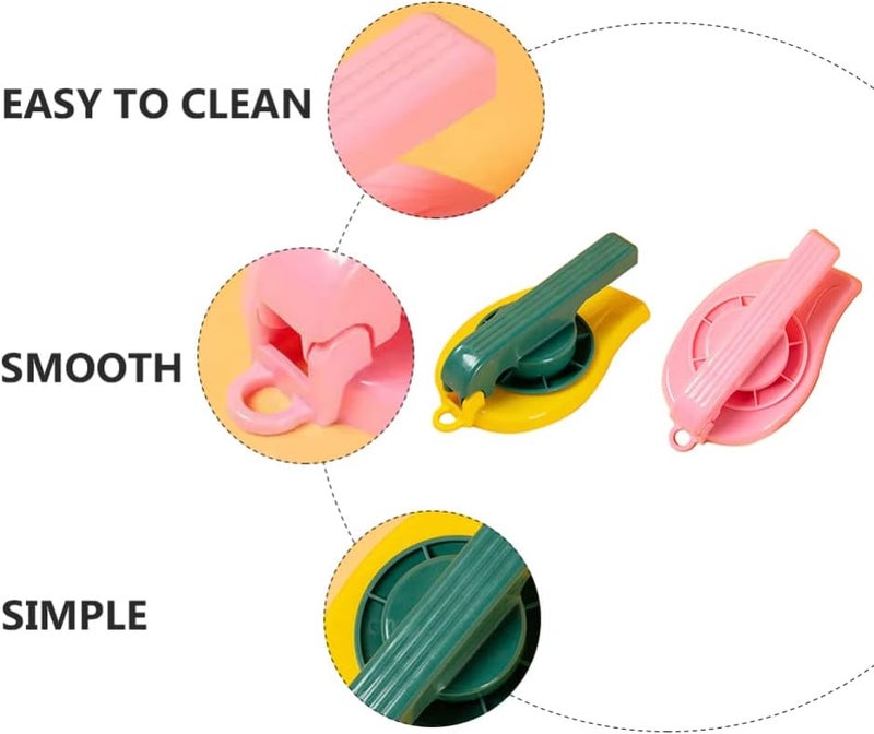 woobles 2pcs Plastic Tortilla Press Tortilla and Roti Maker Corn Tortilla Machine for Flour Tortilla Dough Press Flour Corn Press Pink - Image 3