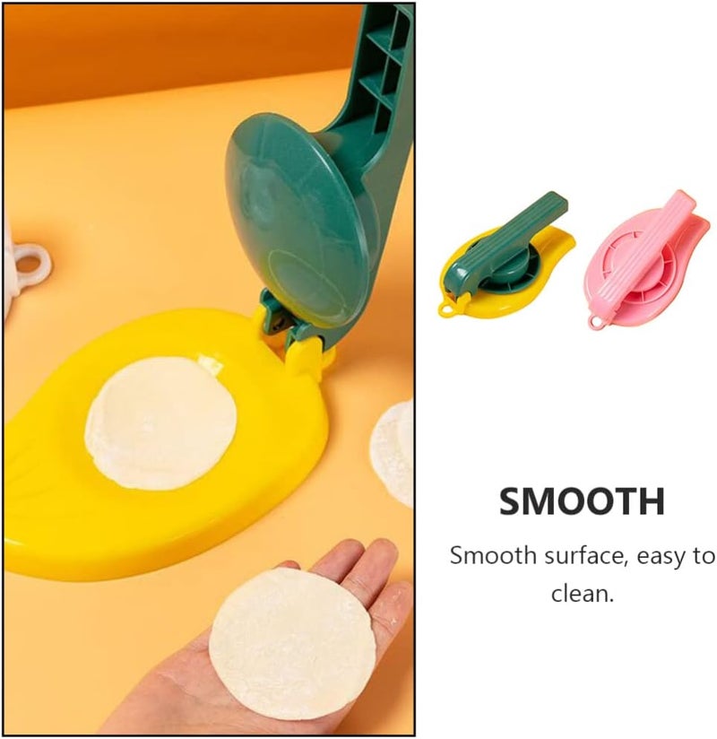 woobles 2pcs Plastic Tortilla Press Tortilla and Roti Maker Corn Tortilla Machine for Flour Tortilla Dough Press Flour Corn Press Pink - Image 4