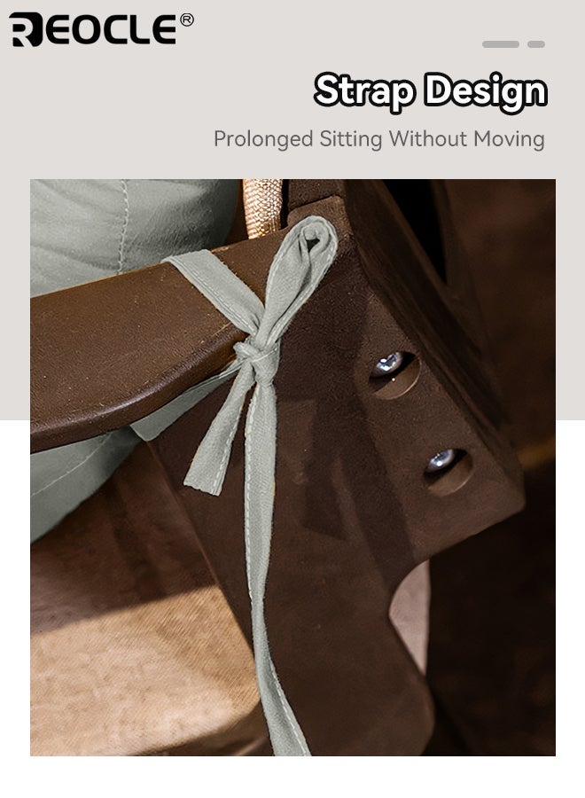 REOCLE Durable Washable Outdoor Seat Cushion with Breathable Polyester Fabric Modern Chair Pad with Soft Support for Office Camping Dining Use（17.7In *33.5In） - Image 5