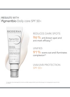 Generic Bioderma Pigmentbio Daily Care Brightening Cream SPF50 for Skin Prone to Pigmentation Disorders, 40 ml 50 SPF  - Image 2