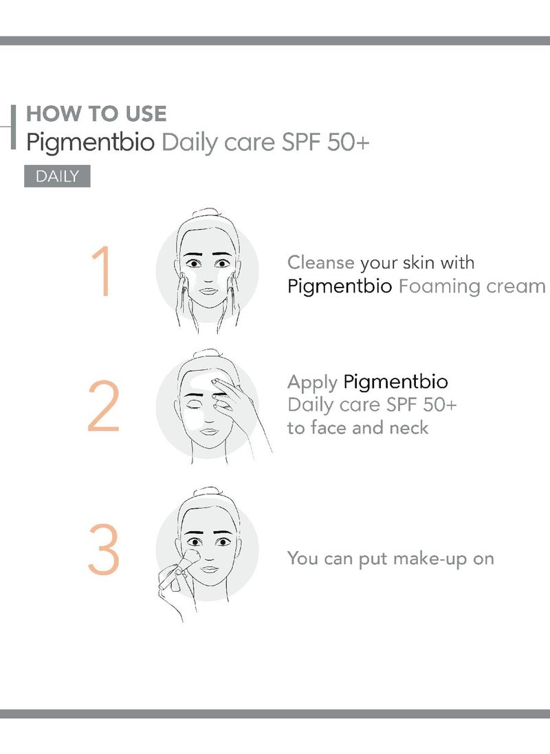 Generic - Bioderma Pigmentbio Daily Care Brightening Cream SPF50 for Skin Prone to Pigmentation Disorders, 40 ml 50 SPF - Image 1