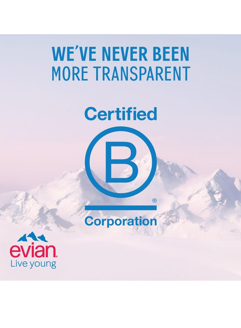 Evian Mineral Water, Naturally Filtered Drinking Water, 500ml Bottled Water Crafted by Nature, Case of 24 x 500 - Image 3