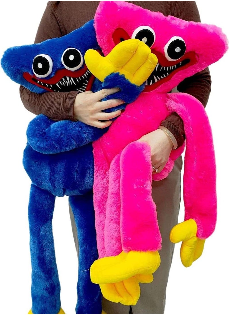 MAGIC VAULT Big Huggy Wuggy Plush, 80Cm, Giant Poppy Playtime Plush, Soft Huggy Wuggy Plush Pillow, Home Decorative Stuffed Animal Plush Toy Plush Toys Gifts For Kids Blue  - Image 3
