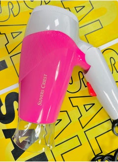 SILVER CREST Hair Dryer Super Power Endurance 2400W Dryer And Styler Professional White/Pink  - Image 2