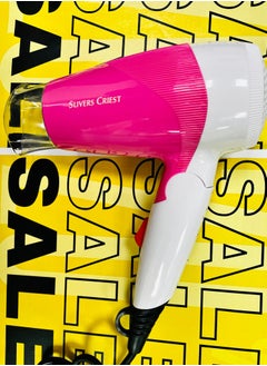 SILVER CREST Hair Dryer Super Power Endurance 2400W Dryer And Styler Professional White/Pink  - Image 3