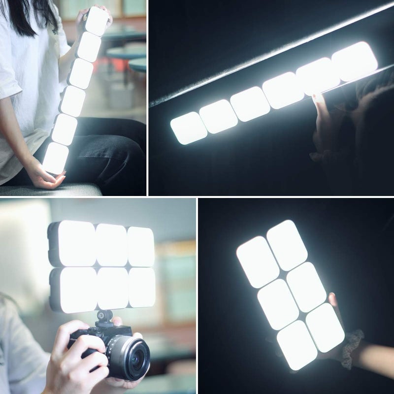 VIJIM VL100C Bi-Color LED Video Light on Camera,Mini Rechargeable 2000mAh LED Camera Lights,CRI95+ Dimmable 2500-6500K Ultra Bright Photo and Video Lighting,LED Fill Lamp - Image 5