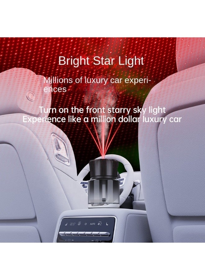 بلو فاير معطر جو للسيارة نسخة مصغرة بنجوم السماء – جهاز ذكي لإزالة الروائح، معطر منعش، طارد للبعوض ومعقم، تصميم زجاجي أنيق، تبخير طبيعي، زخرفة للسيارة - Image 2