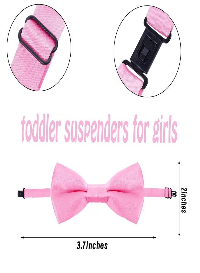NociHah Kids Boys Girls Suspenders-Bowtie-Set - Adjustable Suspender Set for Toddler Youths Events, Parties, Wedding - Image 2