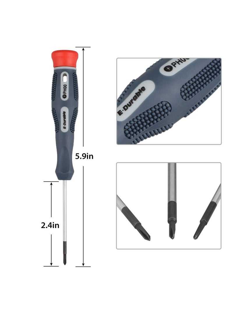 SYOSI - SYOSI Screwdriver Set for Nintendo Switch, Tri wing Screwdriver Repair Kit Y Shaped Tip & Cross Shaped Magnetic Screwdrivers, Compatible Compatible for Switch Joy Con Controller Set of 3 - Image 1