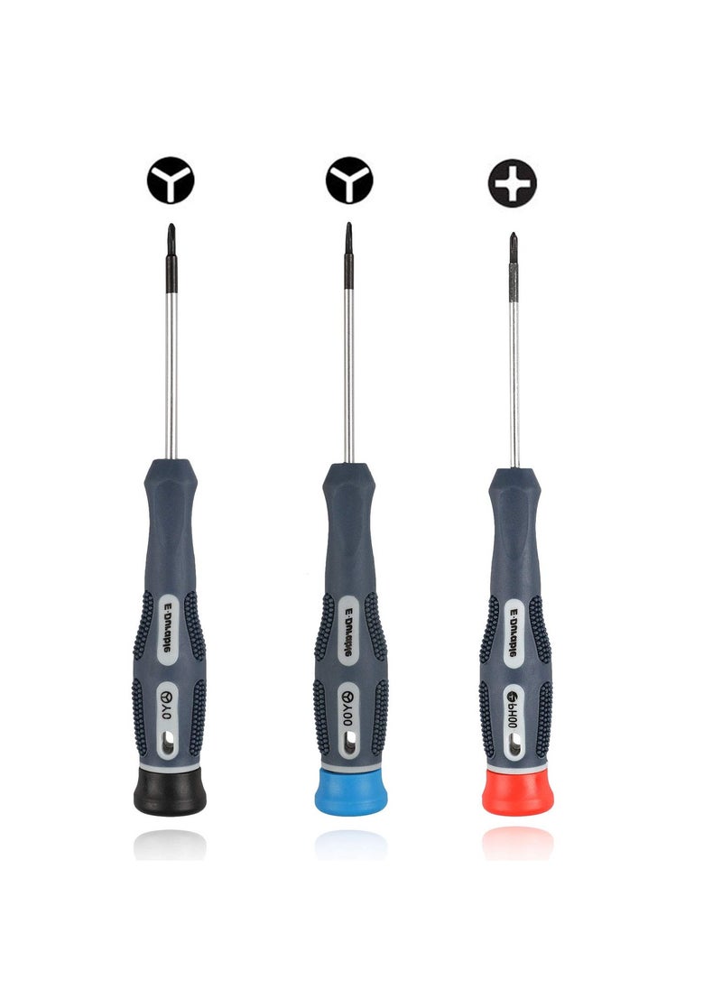 SYOSI - SYOSI Screwdriver Set for Nintendo Switch, Tri wing Screwdriver Repair Kit Y Shaped Tip & Cross Shaped Magnetic Screwdrivers, Compatible Compatible for Switch Joy Con Controller Set of 3 - Image 1