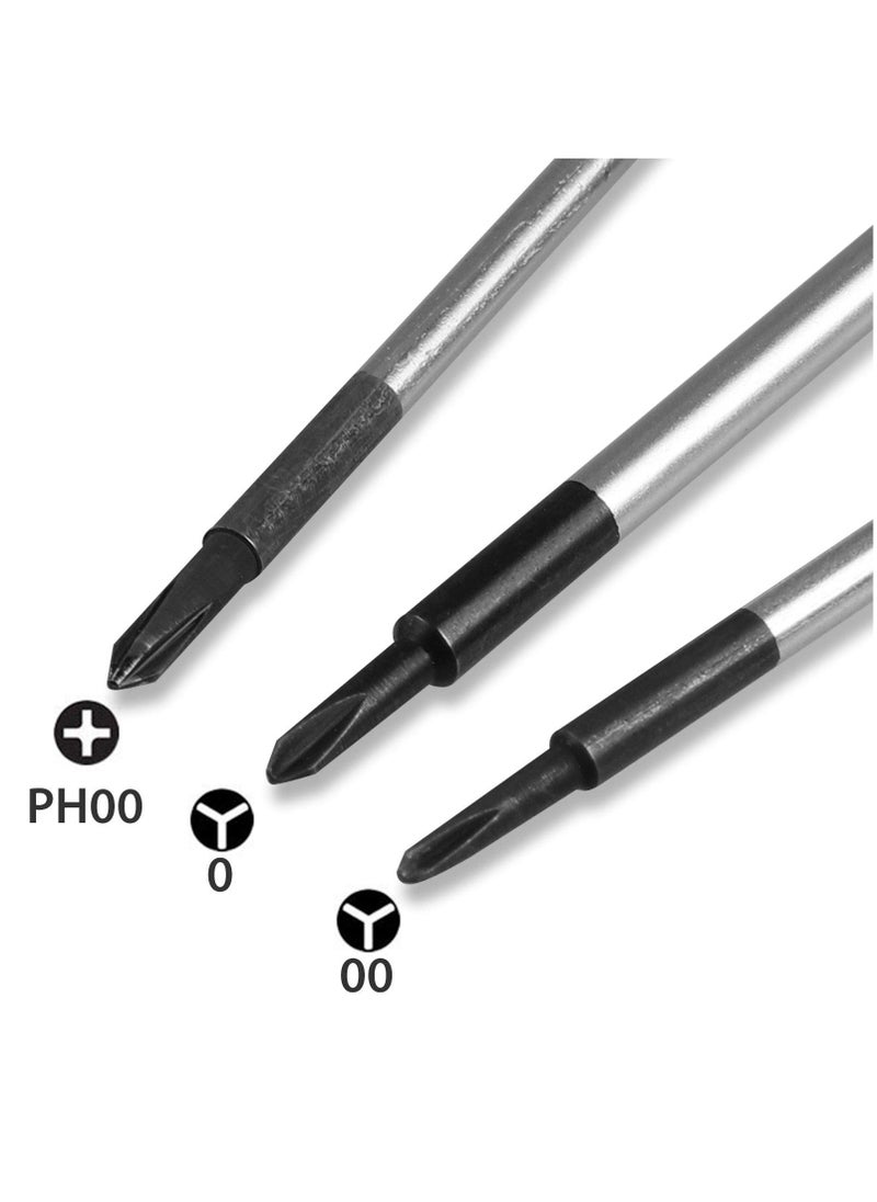 SYOSI - SYOSI Screwdriver Set for Nintendo Switch, Tri wing Screwdriver Repair Kit Y Shaped Tip & Cross Shaped Magnetic Screwdrivers, Compatible Compatible for Switch Joy Con Controller Set of 3 - Image 1