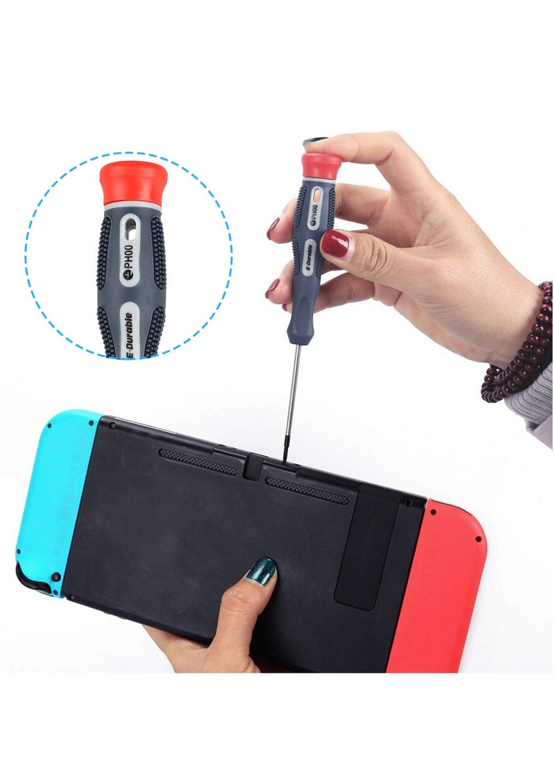 SYOSI - SYOSI Screwdriver Set for Nintendo Switch, Tri wing Screwdriver Repair Kit Y Shaped Tip & Cross Shaped Magnetic Screwdrivers, Compatible Compatible for Switch Joy Con Controller Set of 3 - Image 1