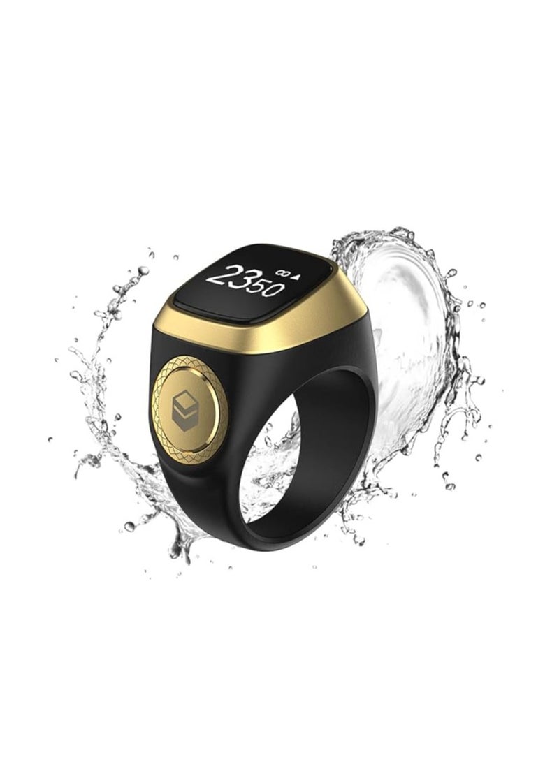 iQIBLA Smart Tasbih Zikr Lite Ring Black 22MM - Image 2