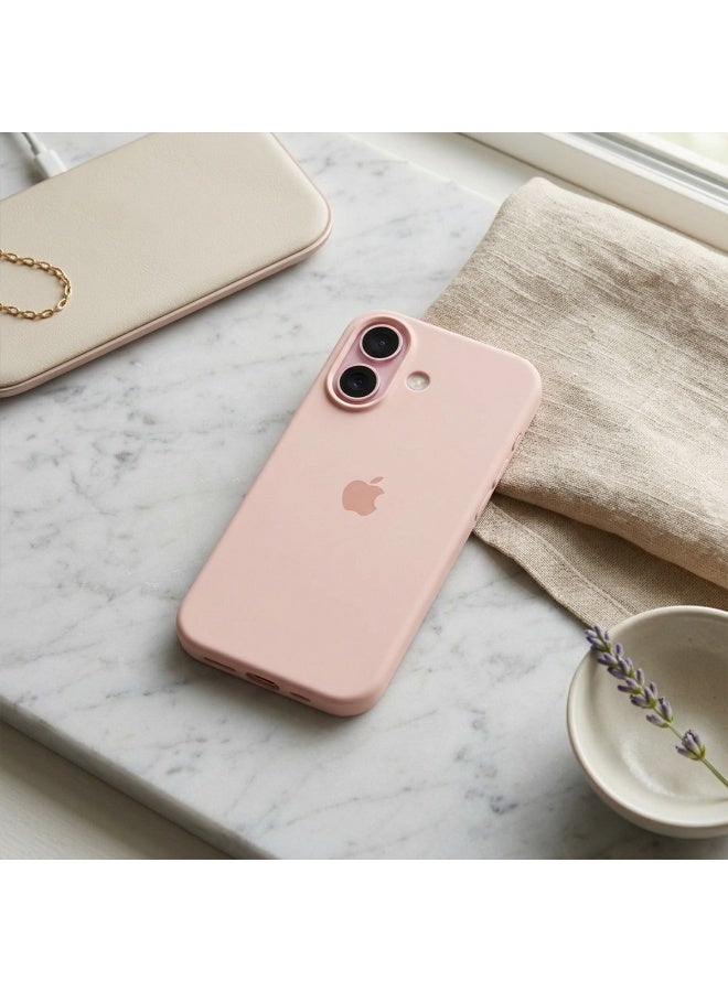 سيليكون غطاء حماية مغناطيسي فاخر باللون الوردي لهاتف iPhone 17 متوافق مع سلسلة iPhone - مقاوم للصدمات، نحيف، ناعم الملمس مع دعم الشحن اللاسلكي المغناطيسي - Image 5