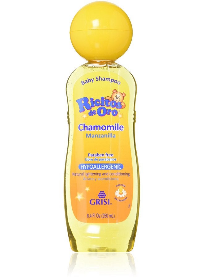 Grisi Set of 3 Ricitos de Oro Baby Shampoo Chamomile Hypoallergenic Tear Free Shampoo - Image 1
