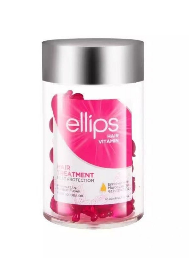ellips فيتامين الشعر مع حماية الحرارة علاج الشعر 50 كبسولة - Image 1