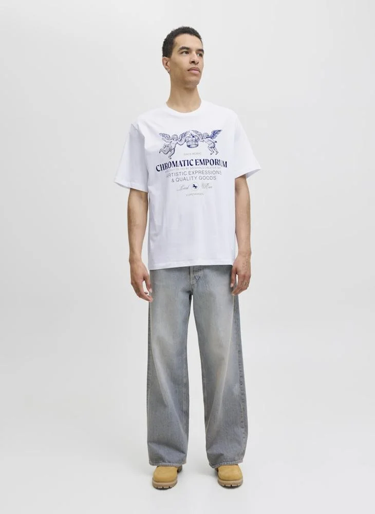JACK & JONES Graphic Crew Neck T-Shirt