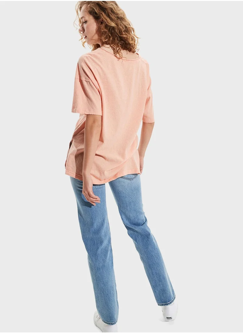 American Eagle Pocket Detail T-Shirt