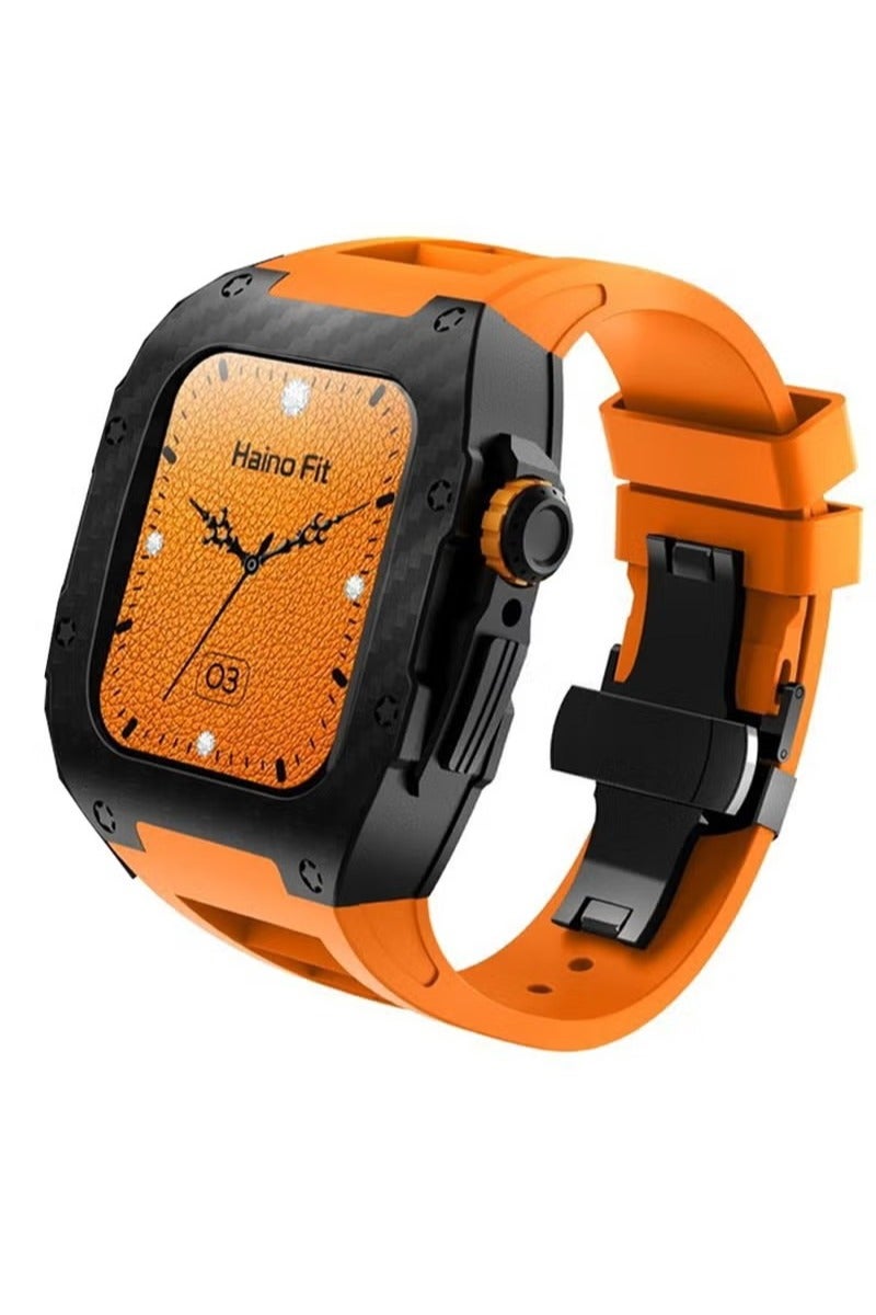 Haino Teko Richard M10 Smart Watch for Men & Boys – Wireless Charger, 3 Interchangeable Straps, Built-in Protection Case, Stylish Design - Image 1