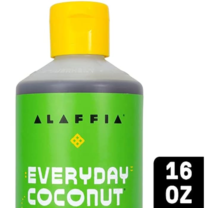 Alaffia Hair Care, Everyday Coconut Shampoo, Gentle & Hydrating Daily Cleansing, Wavy & Curly Hair Products, Vitamin E, Virgin Coconut Oil, Ginger Extract, 16 Fl Oz - Image 4